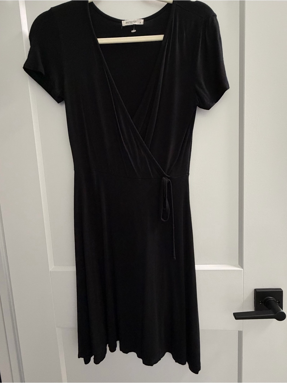 Anti star Black Wrap Dress